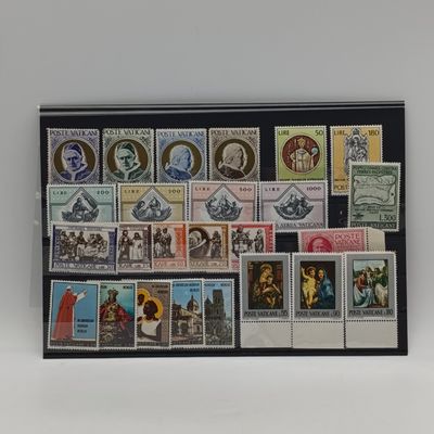 Vatican City - Lot of 25 Mint NH stamps on card