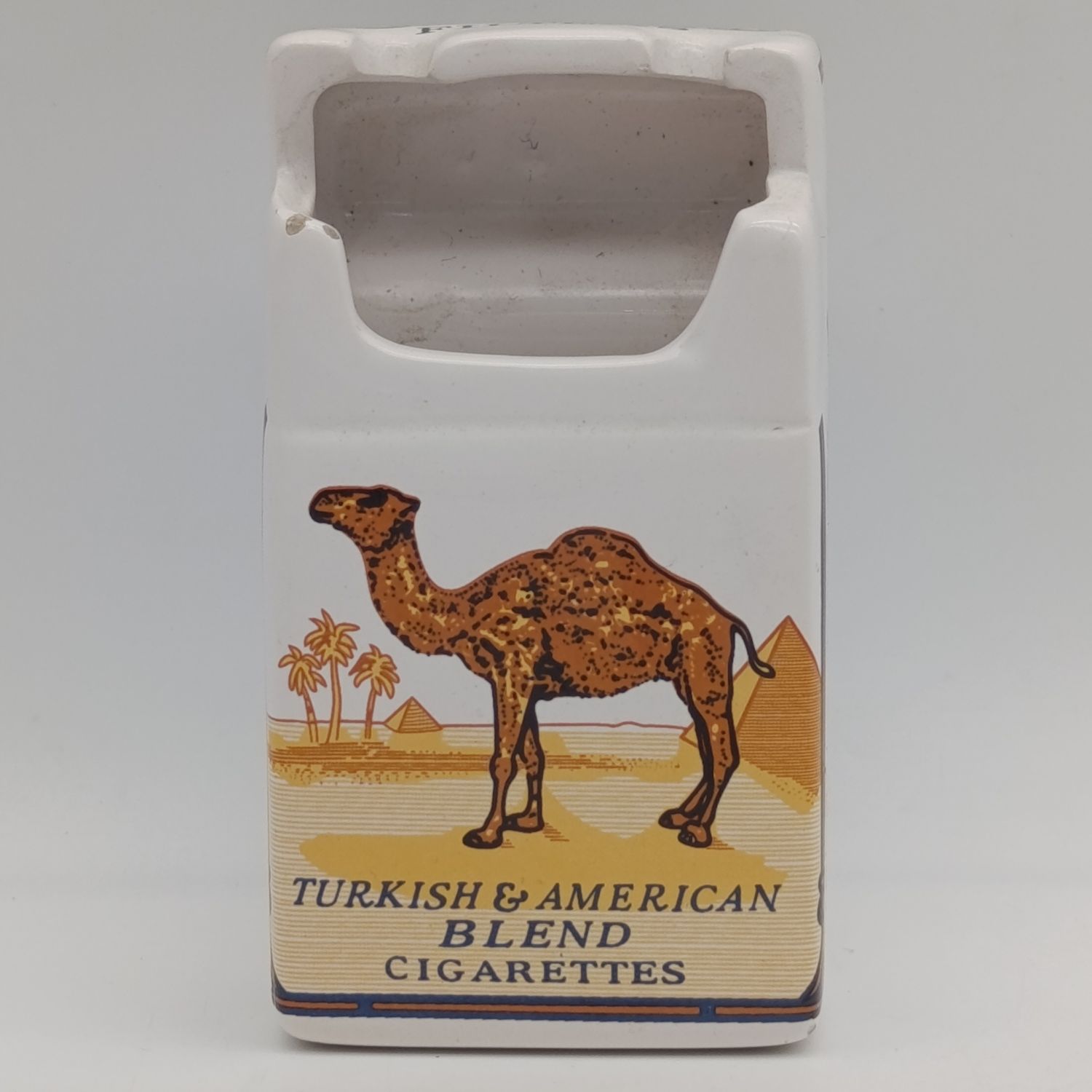 Vintage Camel Filter Cigarette pack ceramic ashtray