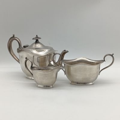 Antique silverplated tea set - 3 pieces