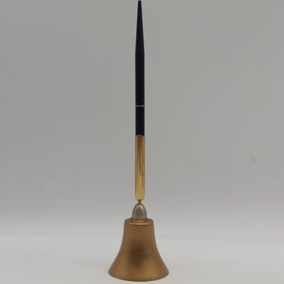 Vintage bell shaped pen stand with pen