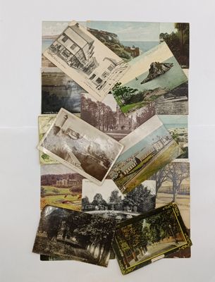 Lot of 36 Postcards posted in Britain - all before 1920 and over a century old