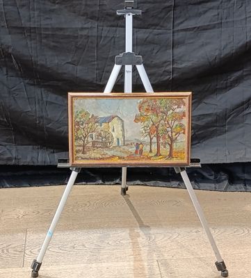 Aluminium Tripod painting easel in pouch, canvas not included