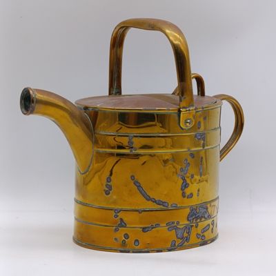 Vintage brass 4 pint watering can