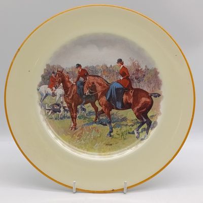 Vintage Johnson Brothers Pareek Fox hunting porcelain plate