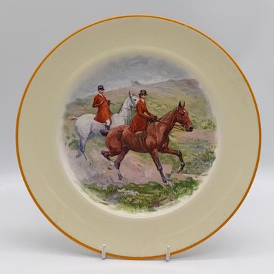 Vintage Johnson Brothers Pareek Fox hunting porcelain plate