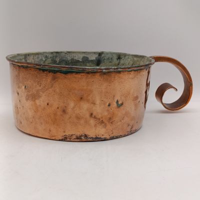Antique handmade copper pot