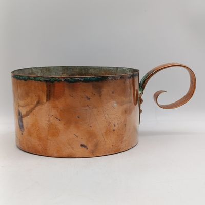 Antique handmade copper pot