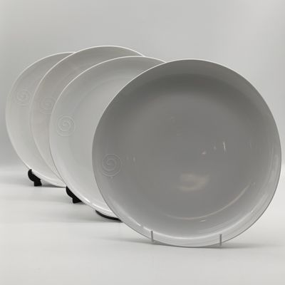 Set of 4 Carrol Boyes Swirl porcelain dinner