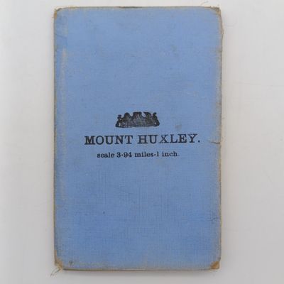 Mount Huxley 1901 Boer War period map of British Bechuanaland and Griqualand West