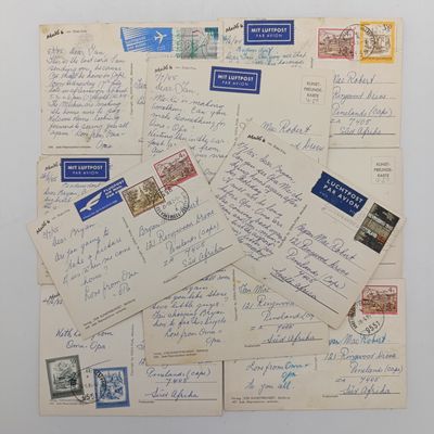 Lot of 12 vintage German Hedgehog postcards 11- used and 1 slight damage all different