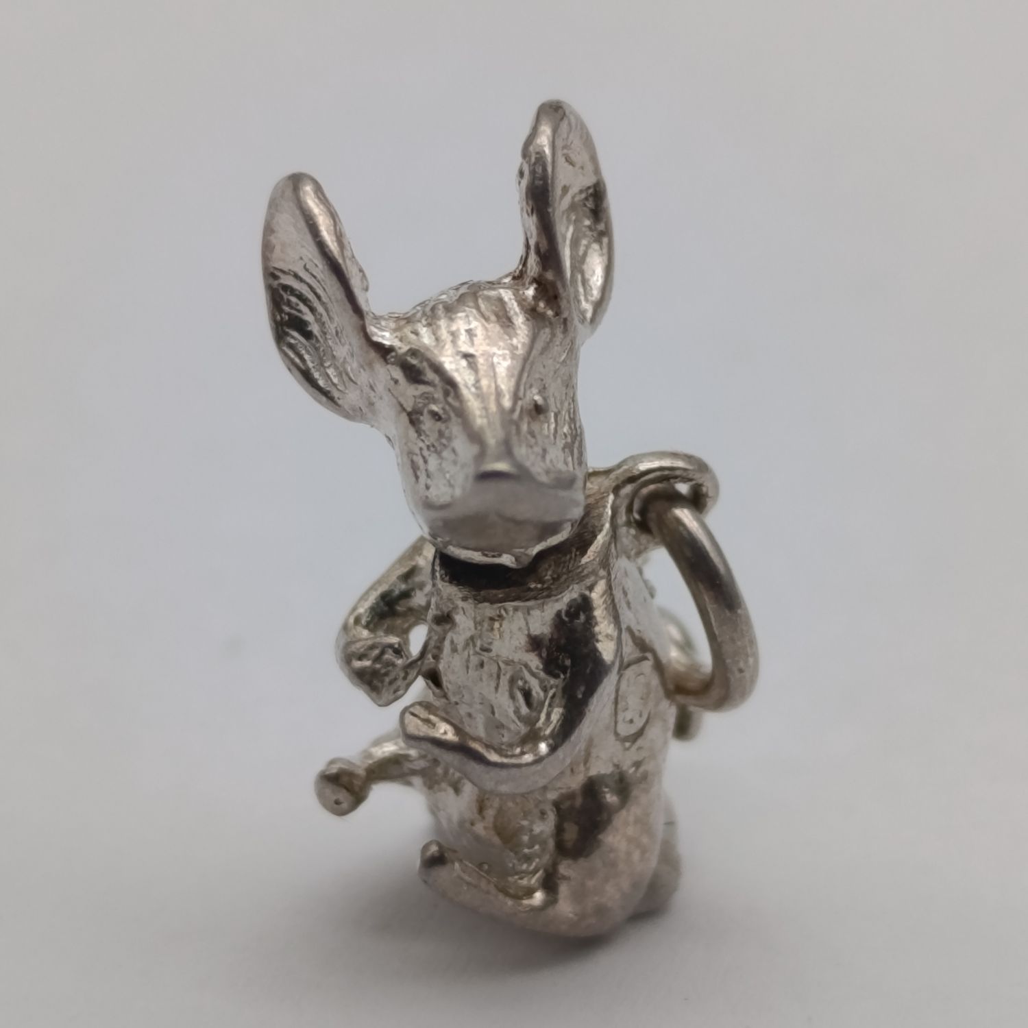 Sterling silver mouse charm pendant - weighs 3.5g
