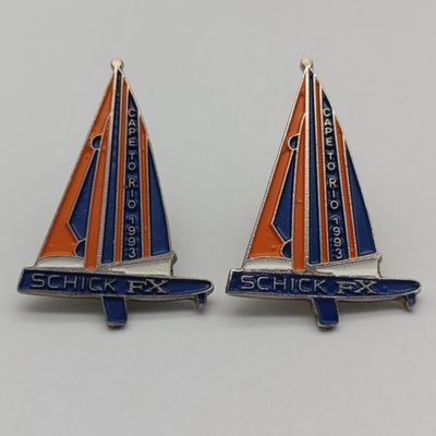 Pair of 1993 Cape to R10 Lapel badges