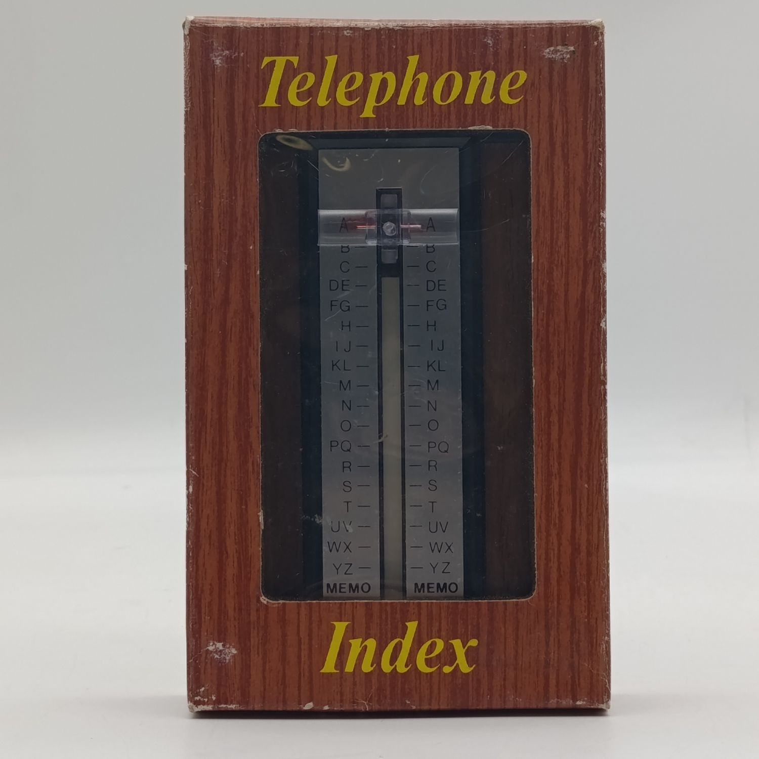 Vintage telephone index booklet holder in original box