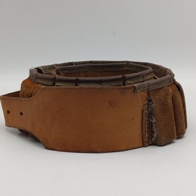 Vintage leather shotgun ammo belt