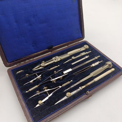 Vintage Technical drawing utensil set