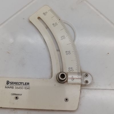 Vintage Staedtler MARS 56450-10A1 draughtsman adjustable triangle