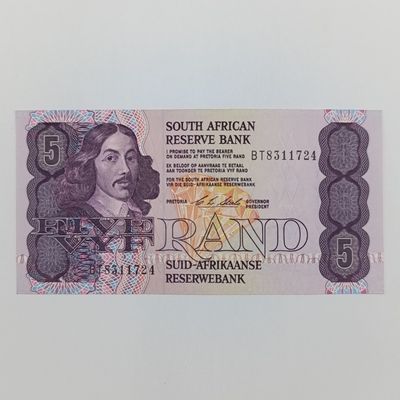 CL Stals Pair of R5 banknotes with consecutive numbers - uncirculated