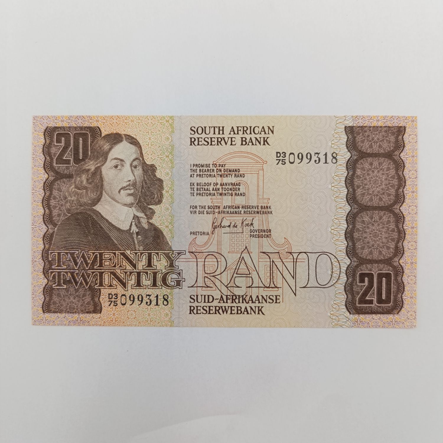 GPC de Kock 3rd Issue R20 banknote uncirculated