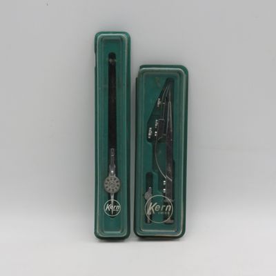 Vintage Kern technical drawing draughtsman instruments