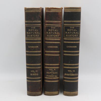 The Royal natural history by Lydekker 1896 First edition volumes 4,5,6