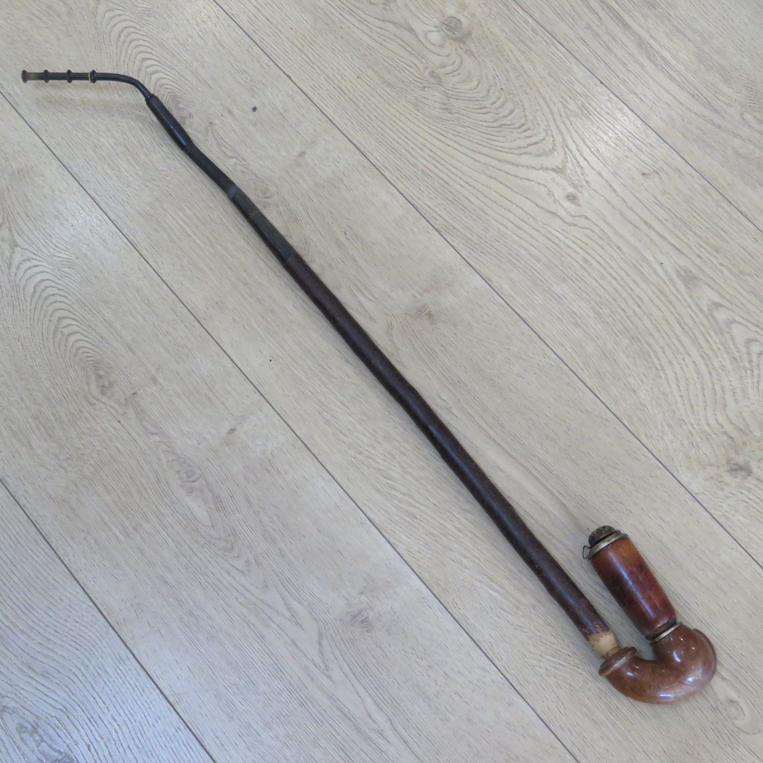 Vintage German Bavaria long stem smoking pipe