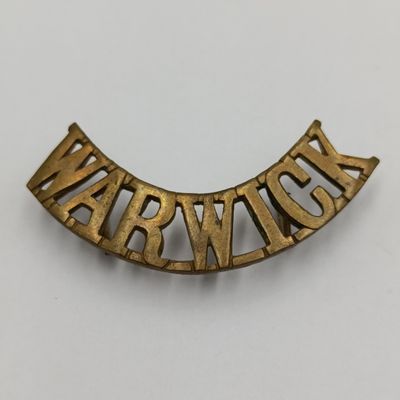Warwickshire regiment shoulder title