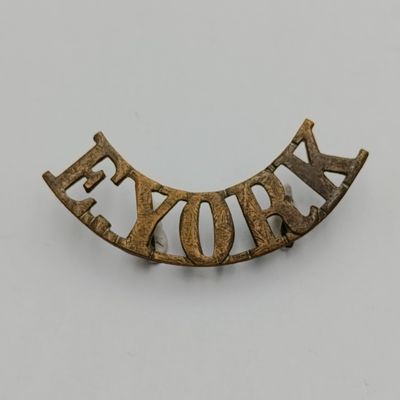 East Yorkshire regiment shoulder title