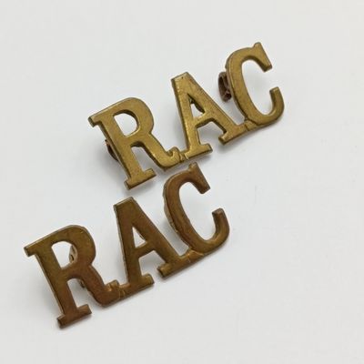 Pair of Royal Armoured corps shoulder titles