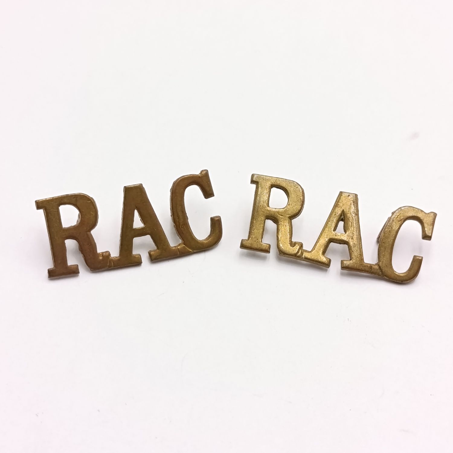 Pair of Royal Armoured corps shoulder titles