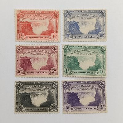 BSA Company 1905 - Opening of Victoria Falls bridge Mint Hinged set