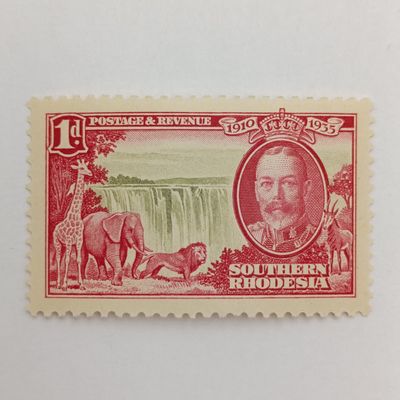 Southern Rhodesia 1935 King George 5 mint hinged stamps