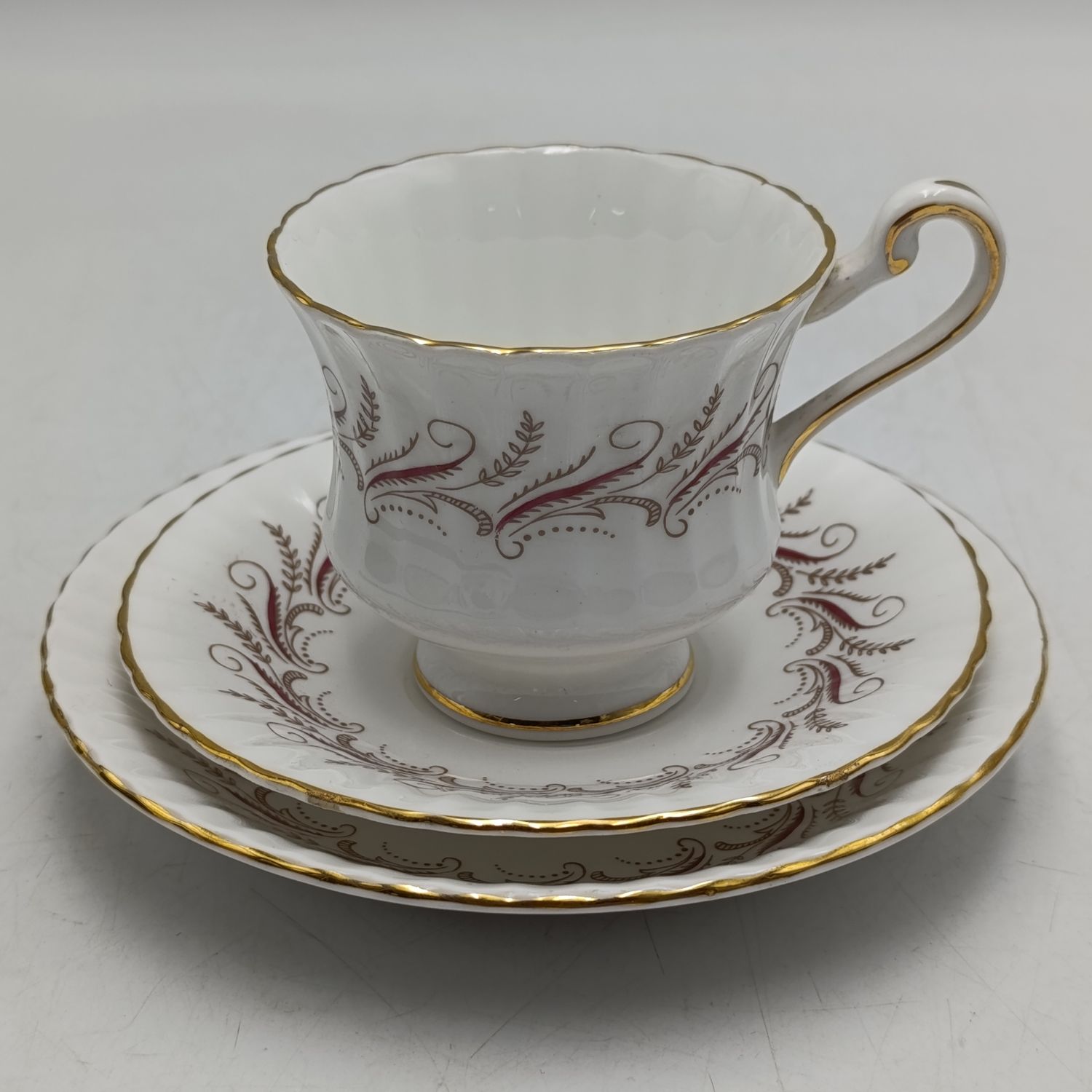 Vintage Paragon Harmony porcelain coffee trio