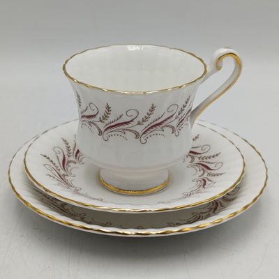 Vintage Paragon Harmony porcelain coffee trio