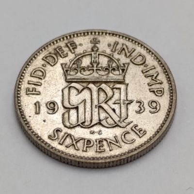 Great Britain 1939 Sixpence - AU