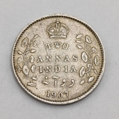 British India 1907 Two Annas
