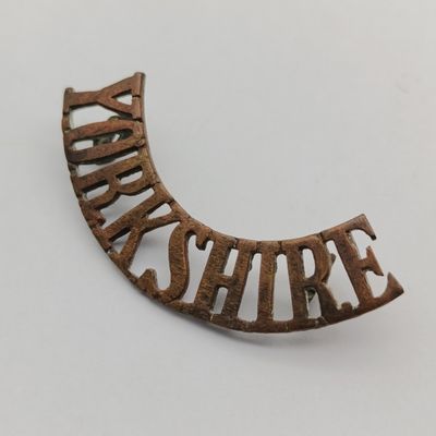 British Yorkshire regiment shoulder title