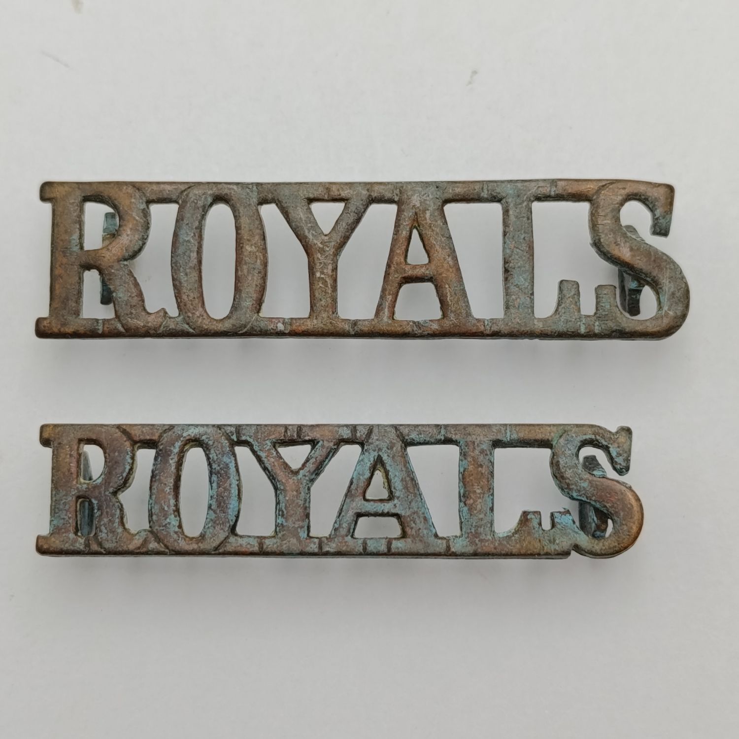 Lot of 2 The Royal Regiment shoulder titles