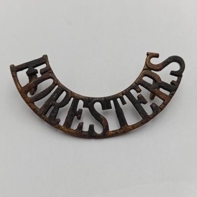 British Sherwood Foresters shoulder title