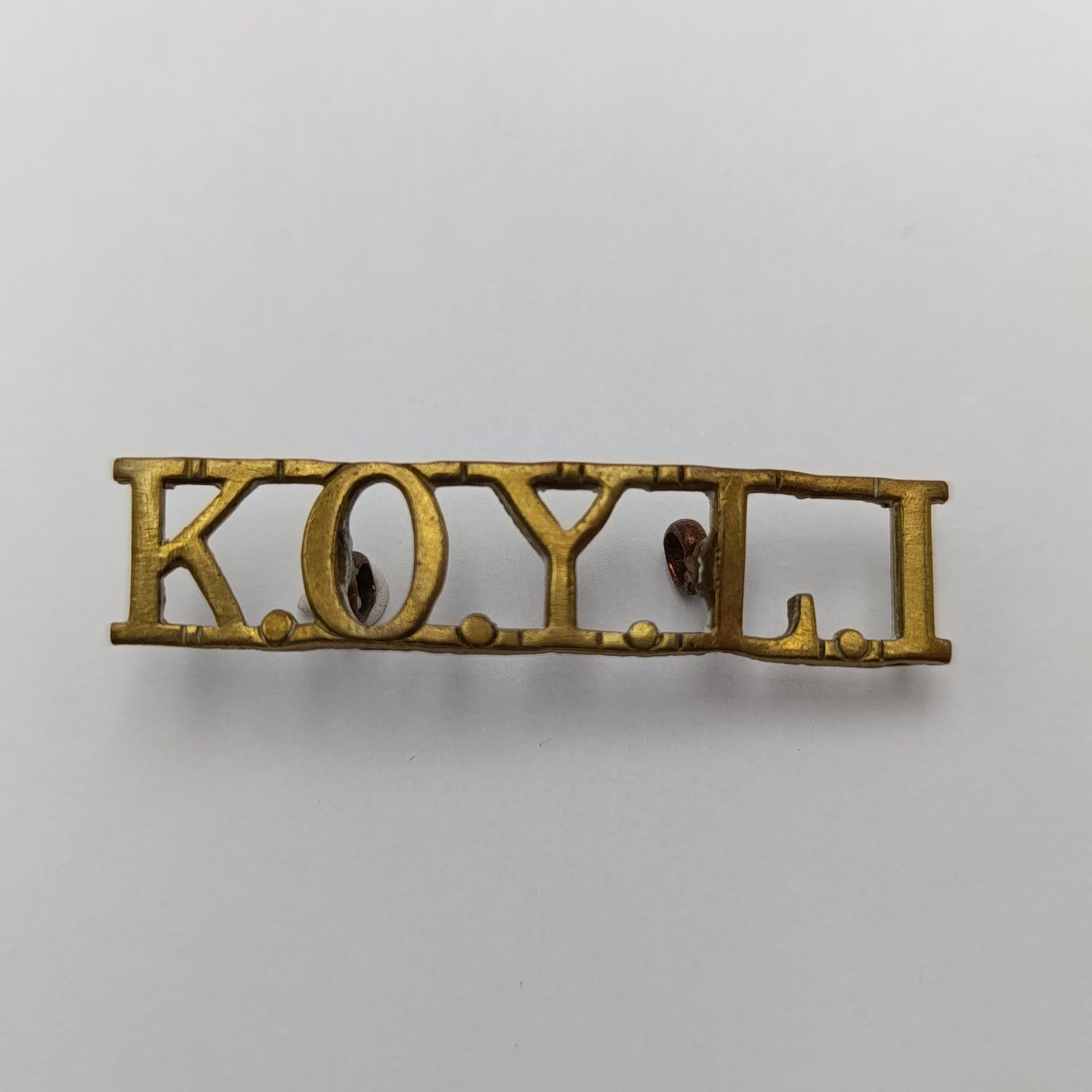 King&#39;s Own Yorkshire Light Infantry shoulder title