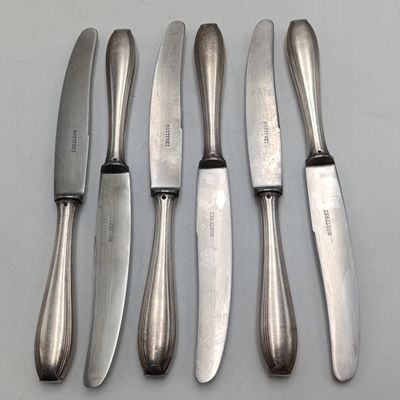 Set of 6 WMF 90 forks and knives