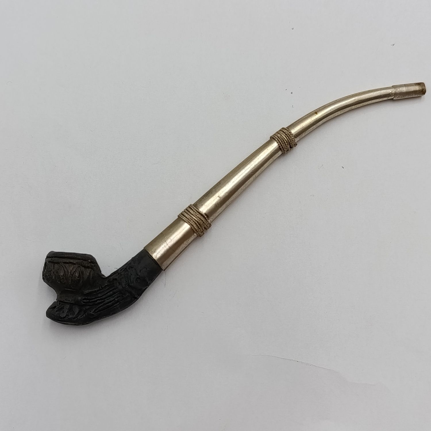 Antique Laos opium pipe