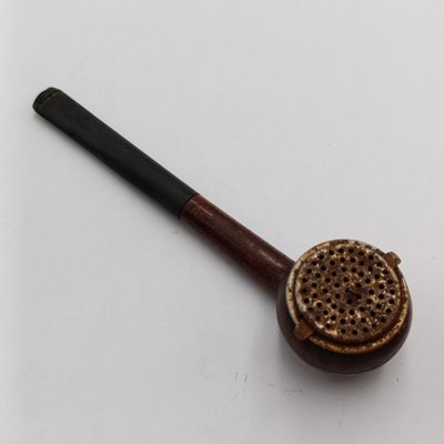 Vintage R.S.W. Briar wood straight smoking pipe