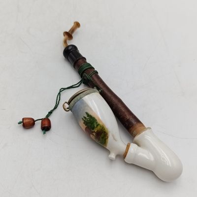 Antique Bavarian Gesteckpfeife smoking pipe