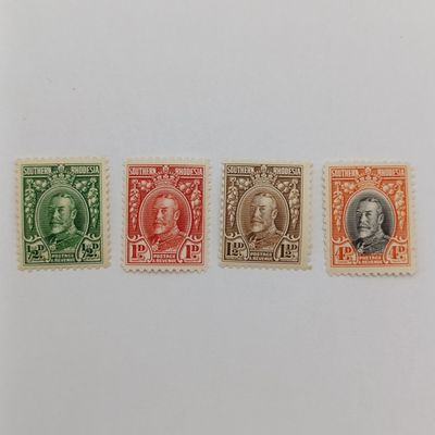 Southern Rhodesia Lot of 4 mint stamps SACC  15, 16, 17, 20