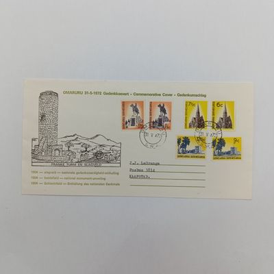 13 May 1972 Omaruru Cover with 6 Scarcer South West Africa stamps