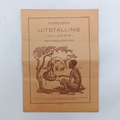 South West Africa 2 Programs (English &amp; Afrikaans) for an Exhibition of Native arts and crafts (3 - 13 Feb 1948)