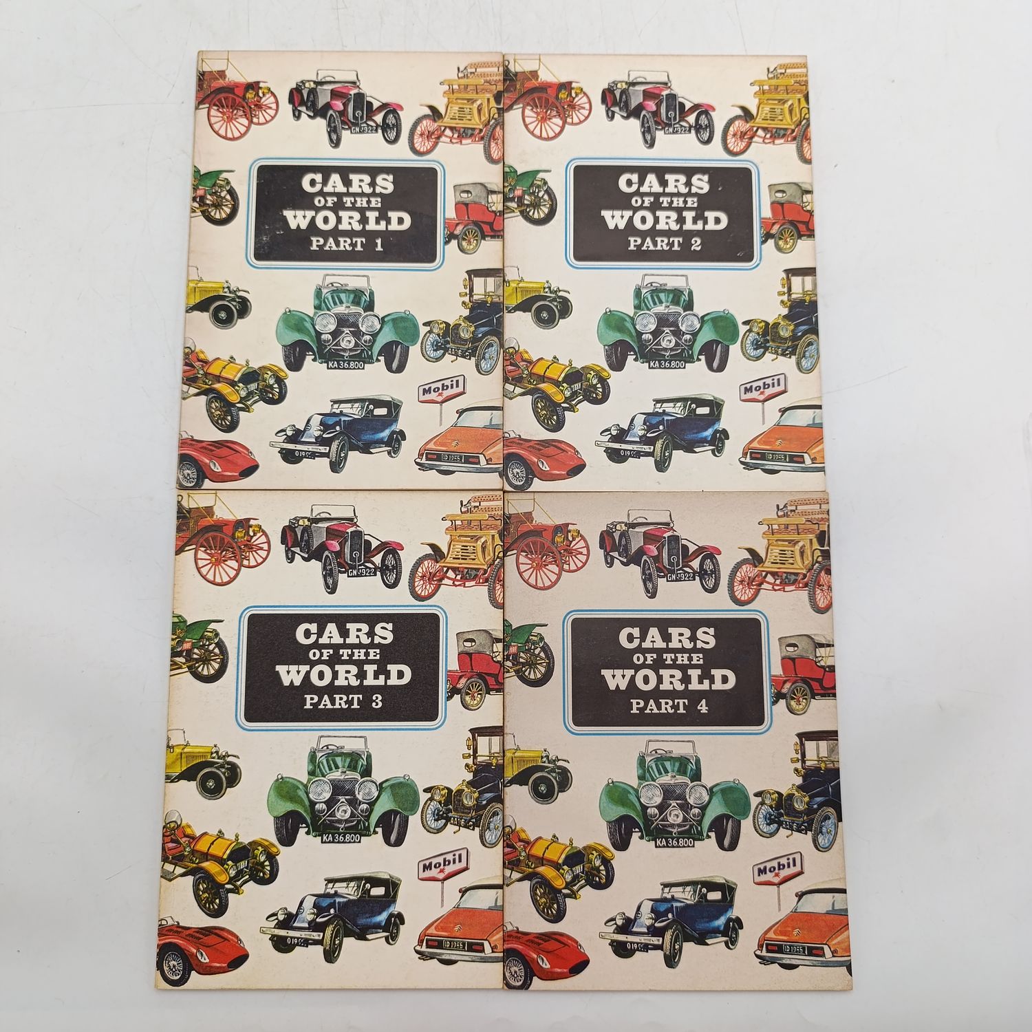 Cars of the World 4 volume book set