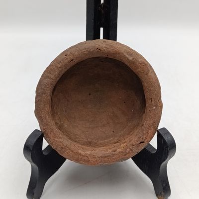 Ancient Northern / Eastern European Neolithic period - circa 2400 BC - Corded clay vessel / Bowl - immaculate condition