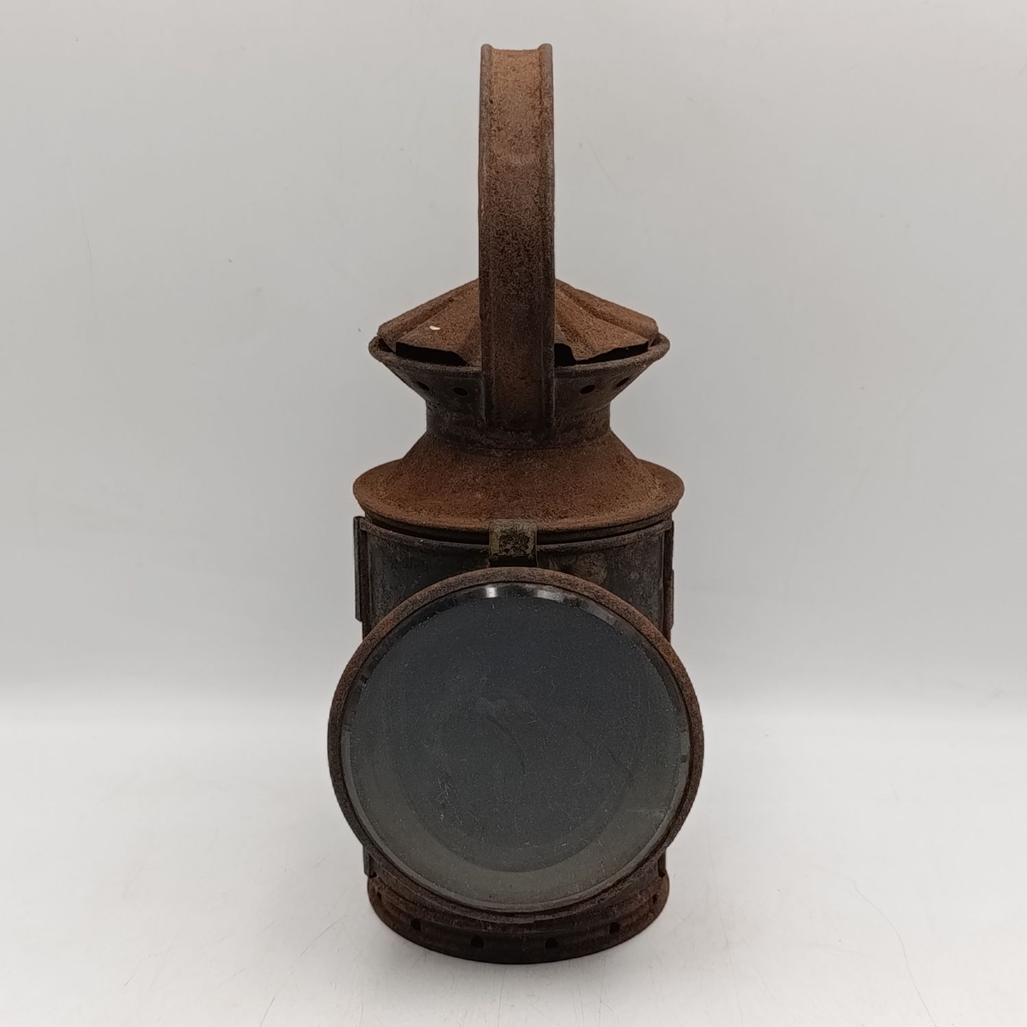 Vintage SA Railways signal lamp - no burner - door latch broken