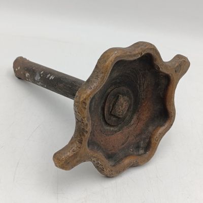 Vintage SA Railways brass handwheel